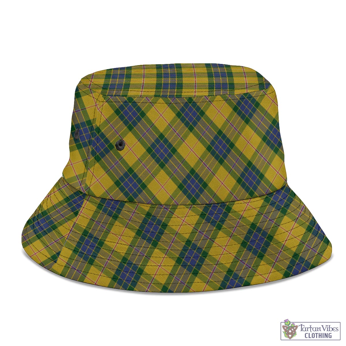 Tartan Vibes Clothing Fraser Yellow Tartan Bucket Hat