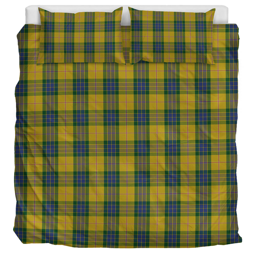 Fraser Yellow Tartan Bedding Set UK Bedding Set UK Super King 104*94 inch - Tartan Vibes Clothing