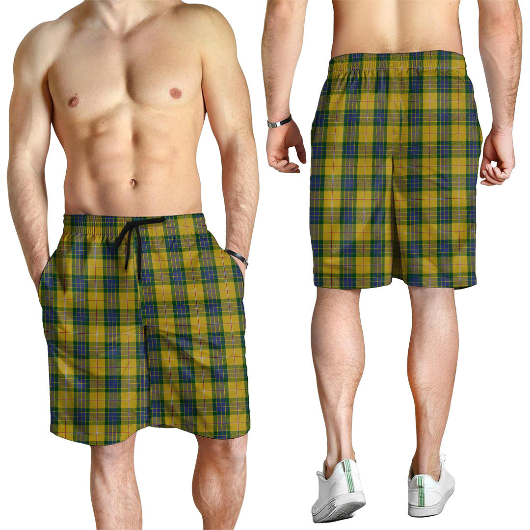 fraser-yellow-tartan-mens-shorts