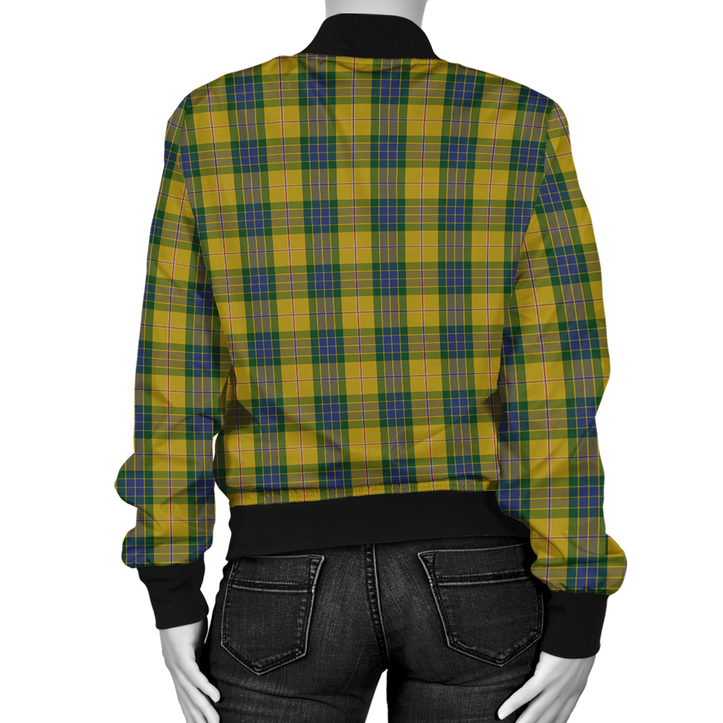 fraser-yellow-tartan-bomber-jacket-with-family-crest