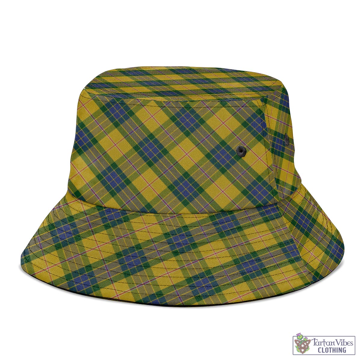 Tartan Vibes Clothing Fraser Yellow Tartan Bucket Hat