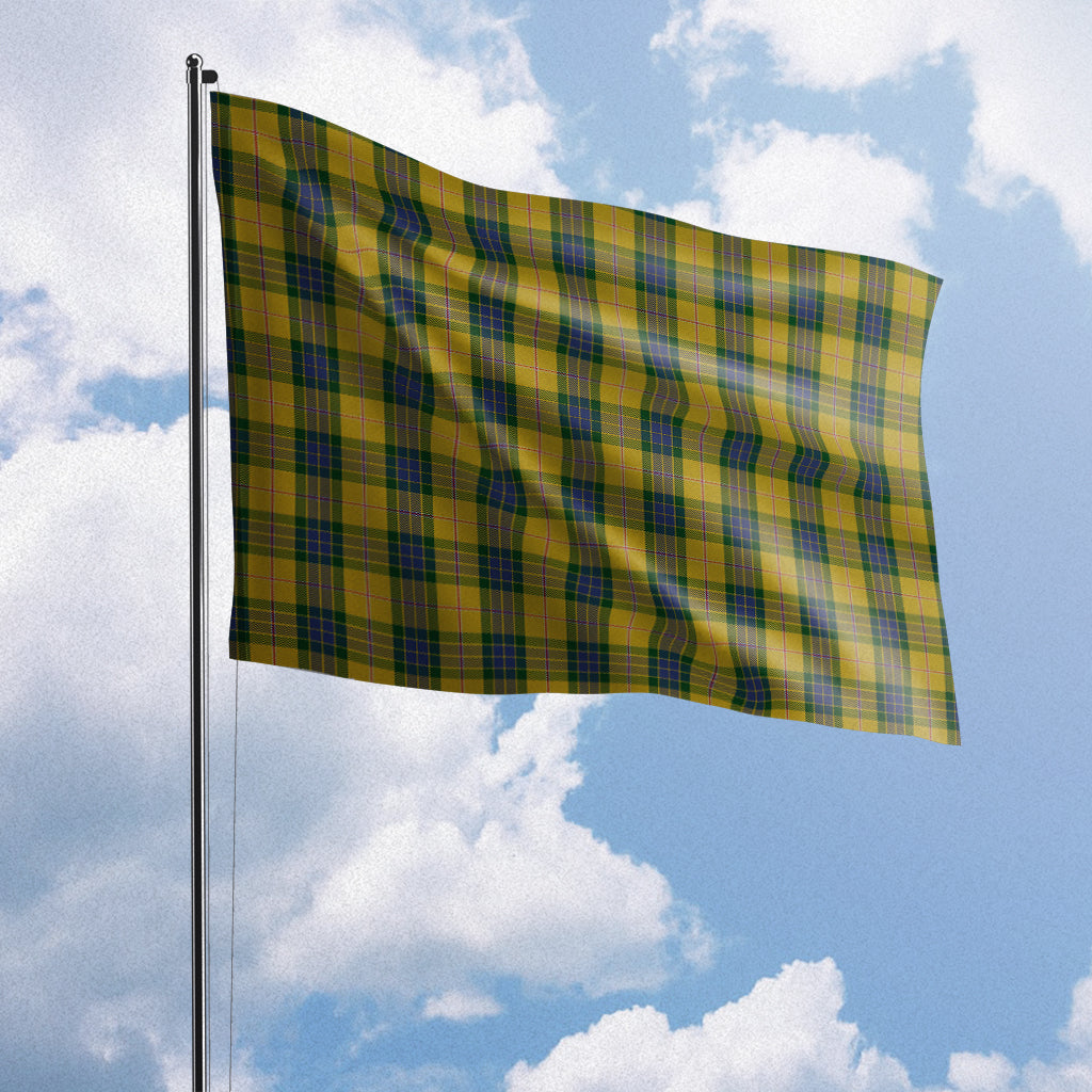 Fraser Yellow Tartan Flag House Flag (Horizontal) - Tartan Vibes Clothing