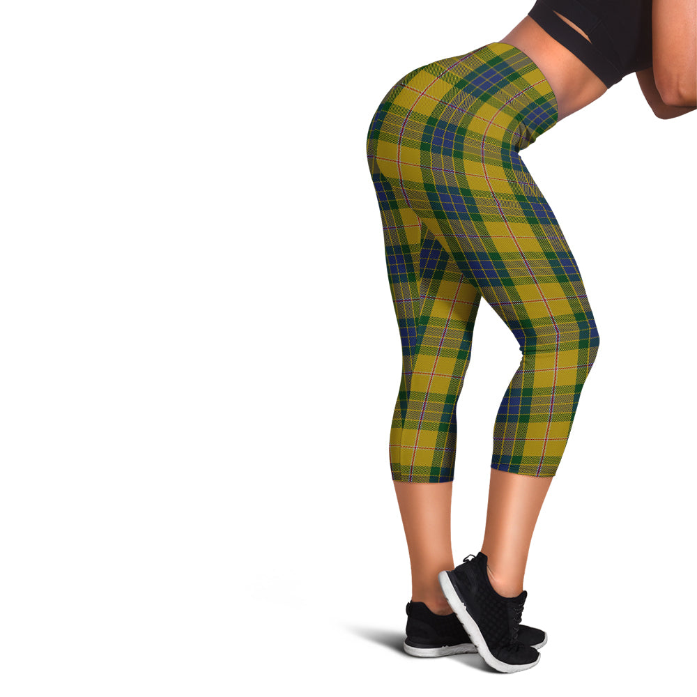 fraser-yellow-tartan-womens-leggings