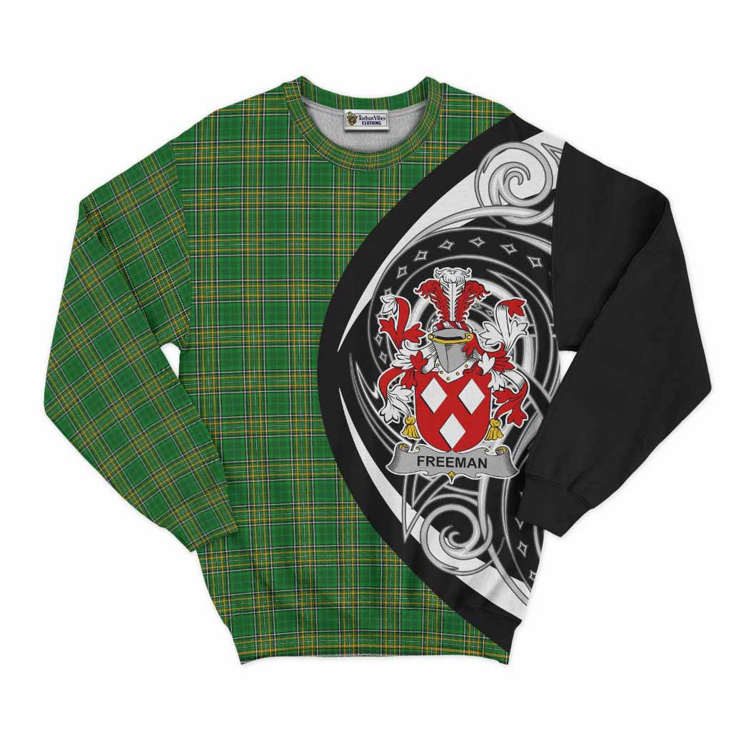 Freeman Irish Clan Sweatshirt Celtic Circle Style Unisex - Tartan Vibes Clothing