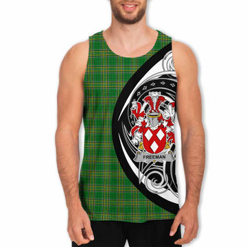 Freeman Irish Clan Men's Tank Top Celtic Circle Style Men - Tartan Vibes Clothing