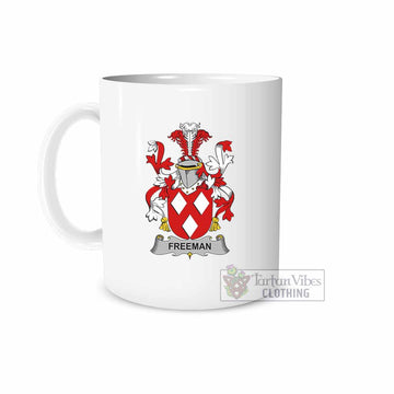 Freeman Irish Clan Coat of Arms Ceramic Mug