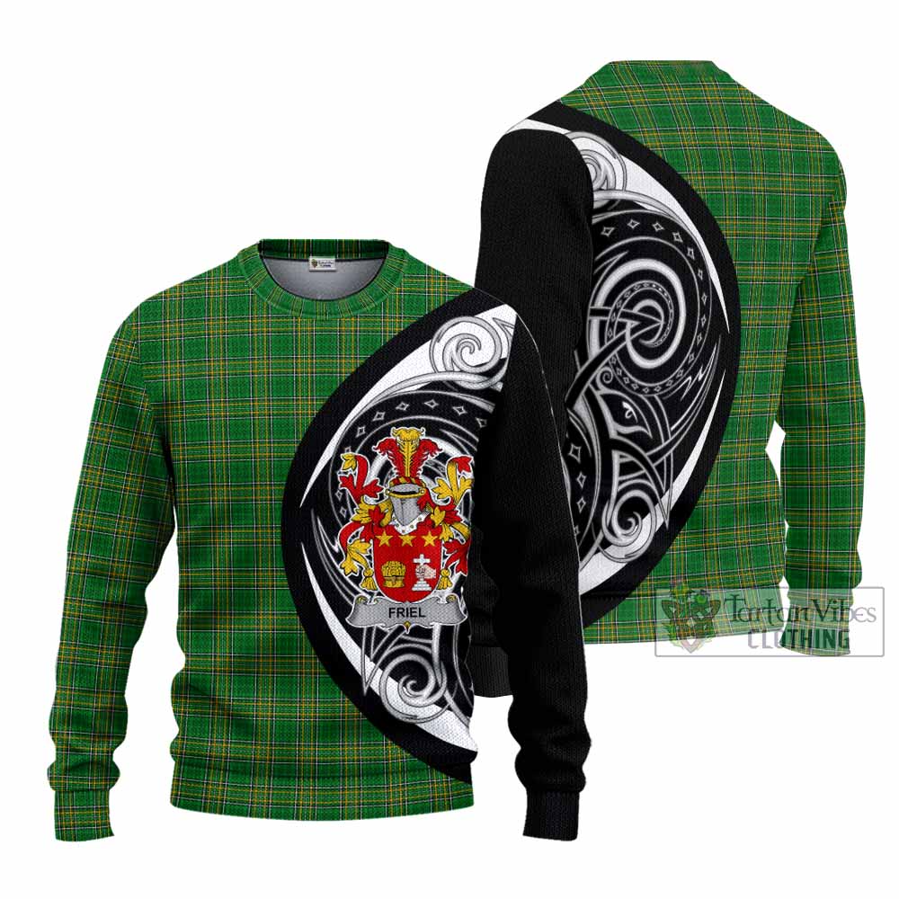 Friel Irish Clan Knitted Sweater Celtic Circle Style - Tartan Vibes Clothing