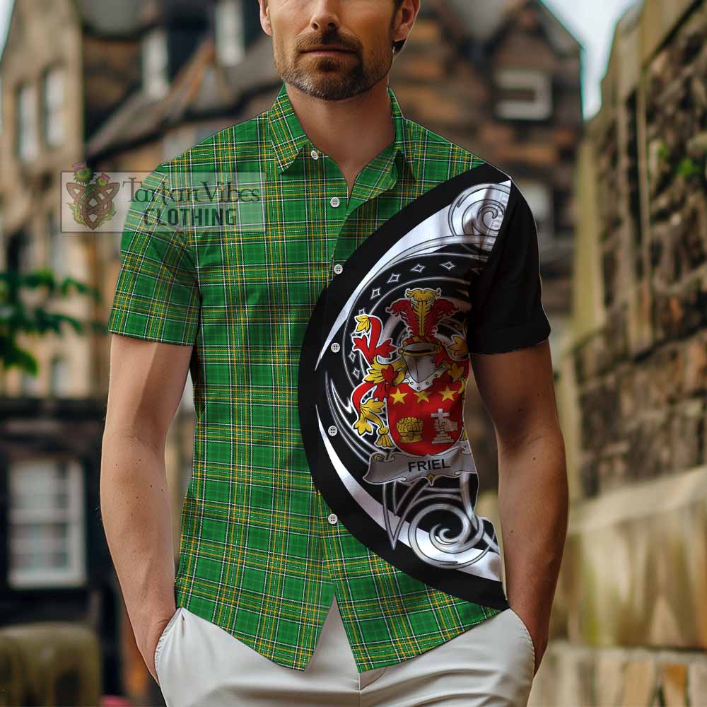 Friel Irish Clan Hawaiian Shirt Celtic Circle Style - Tartan Vibes Clothing