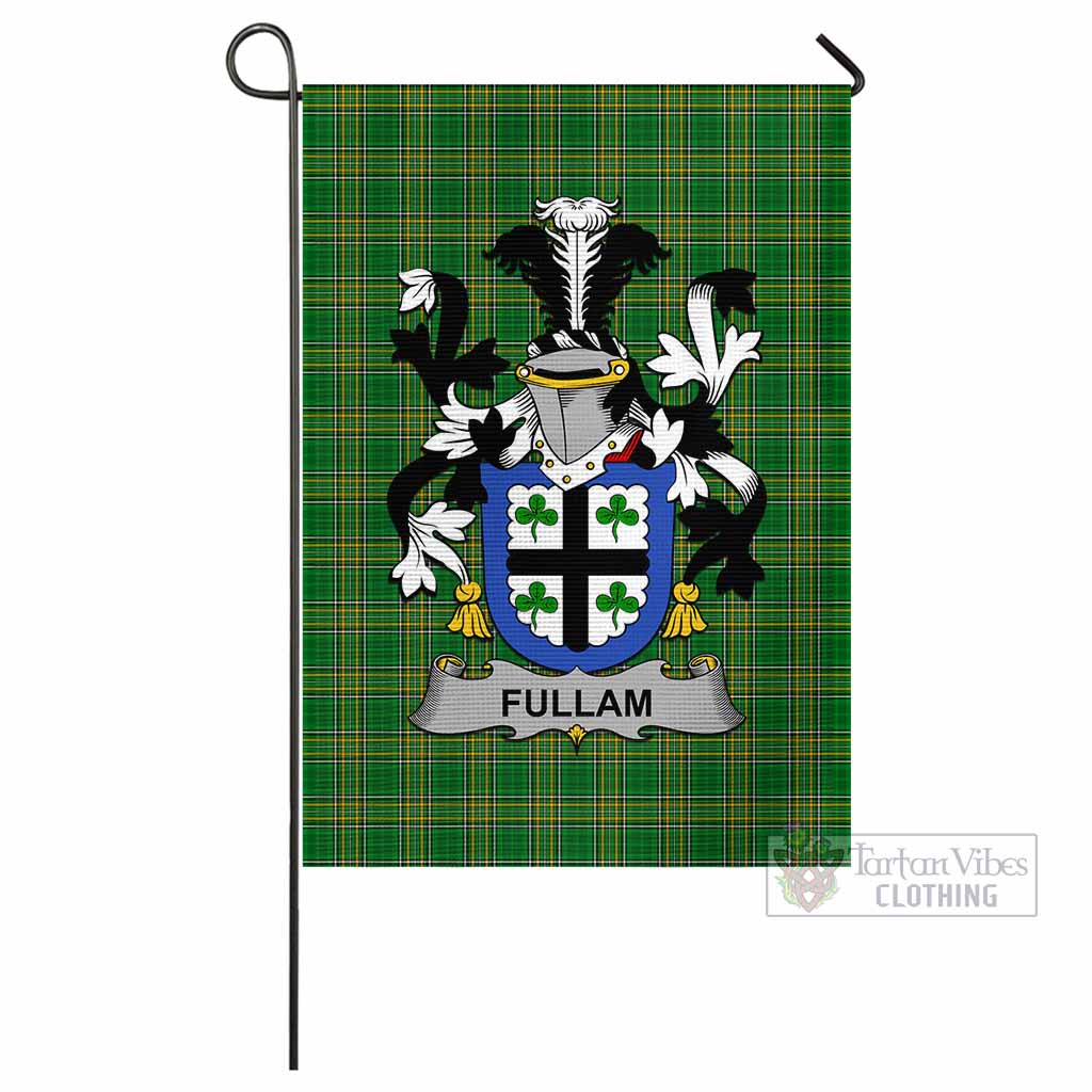 Tartan Vibes Clothing Fullam Irish Clan Flag with Coat of Arms