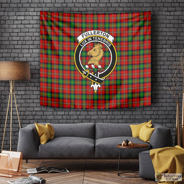 Fullerton Tartan Tapestry Wall Hanging and Home Decor for Room with Family Crest