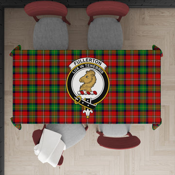 Fullerton Tartan Tablecloth with Family Crest