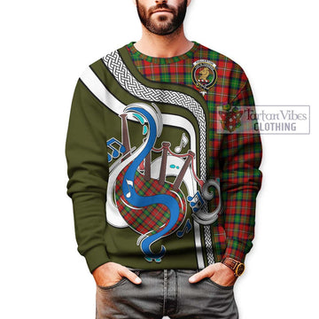 Fullerton Tartan Sweatshirt with Epic Bagpipe Style