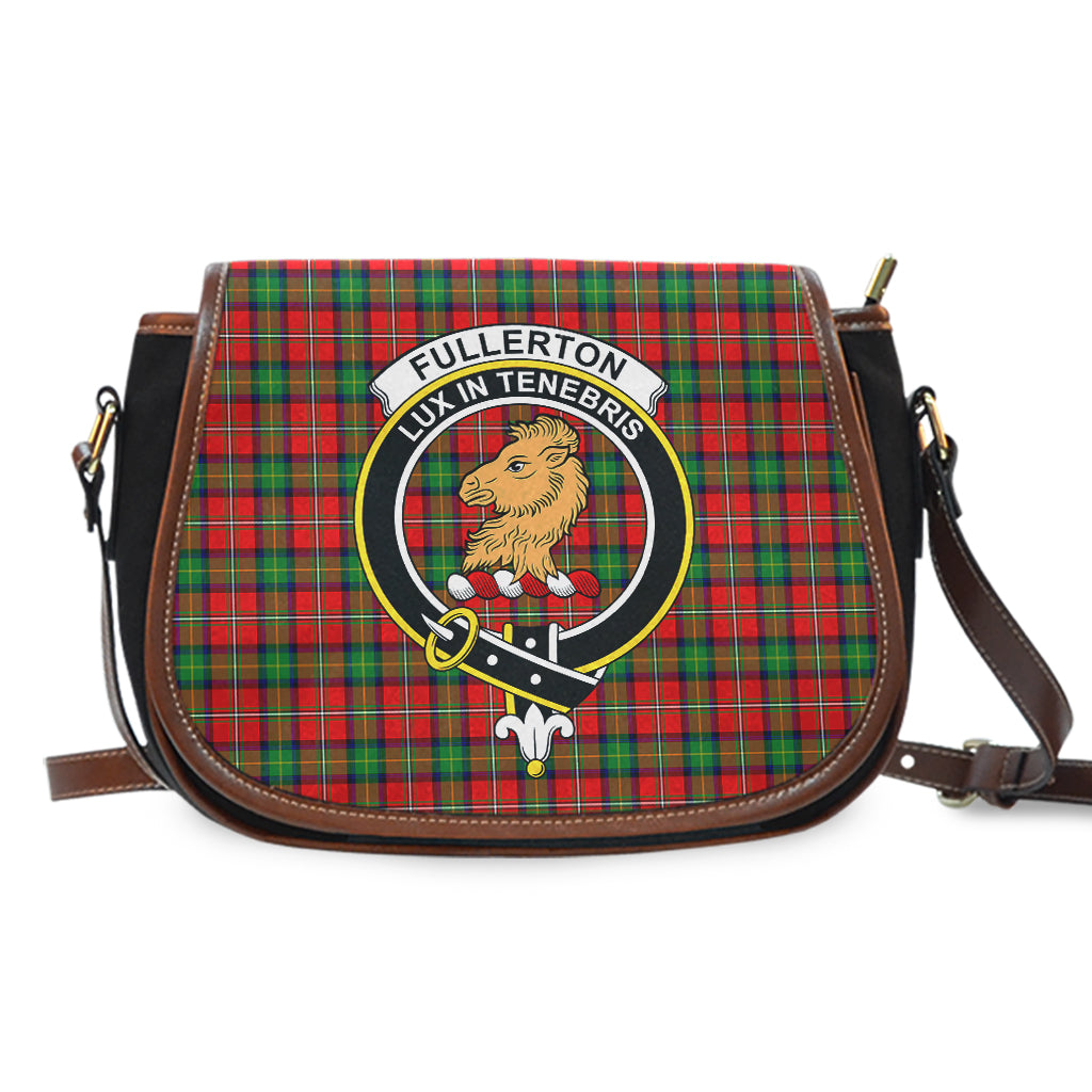 Fullerton Tartan Saddle Bag with Family Crest - Tartan Vibes Clothing