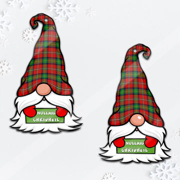 Fullerton Gnome Christmas Ornament with His Tartan Christmas Hat