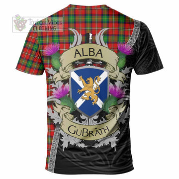 Fullerton Tartan Family Crest T-Shirt Lion Rampant Royal Thistle Shield Celtic Inspired - Tartan Vibes Clothing