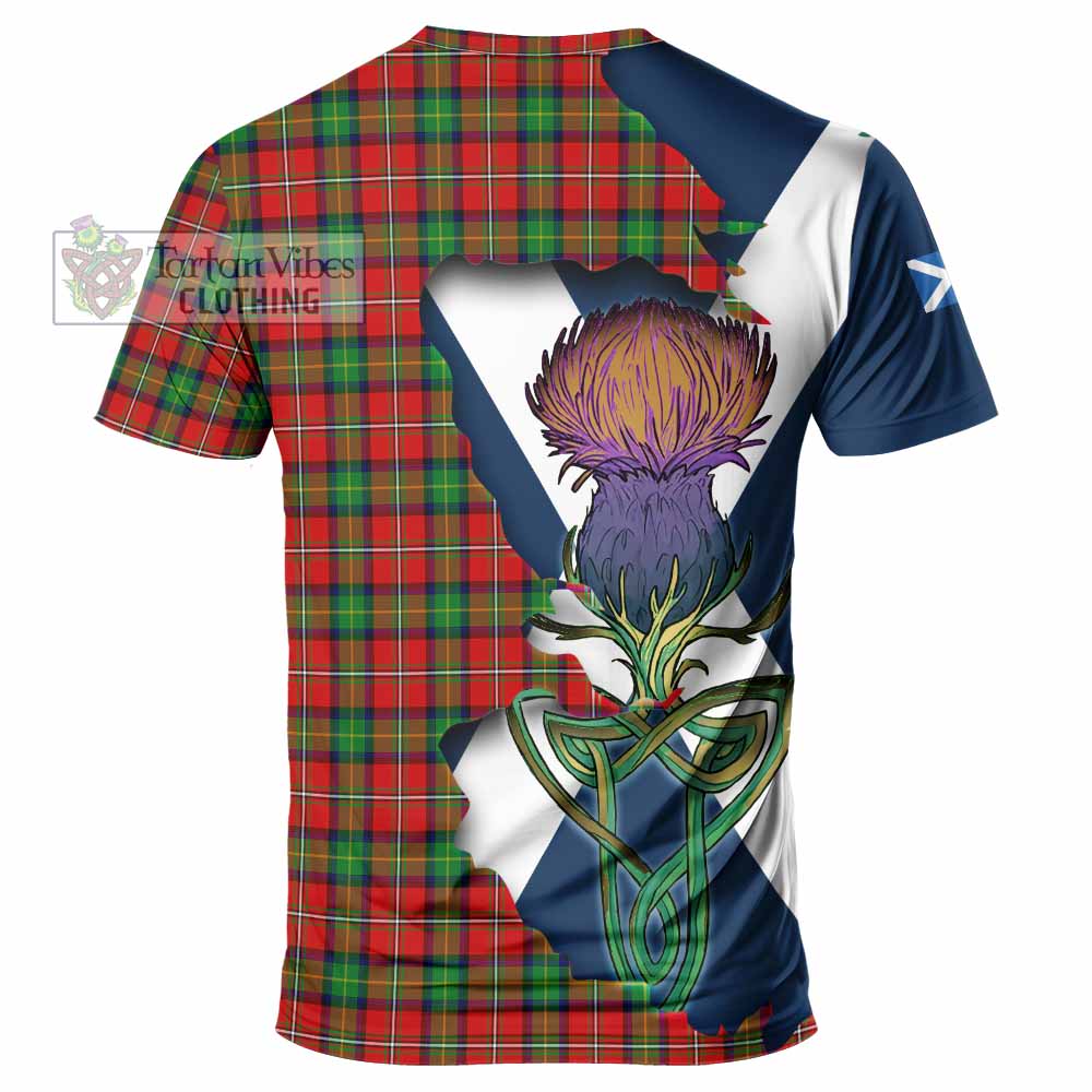 Fullerton Tartan Family Crest T-Shirt Scottish Thistle Celtic Inspired - Tartan Vibes Clothing