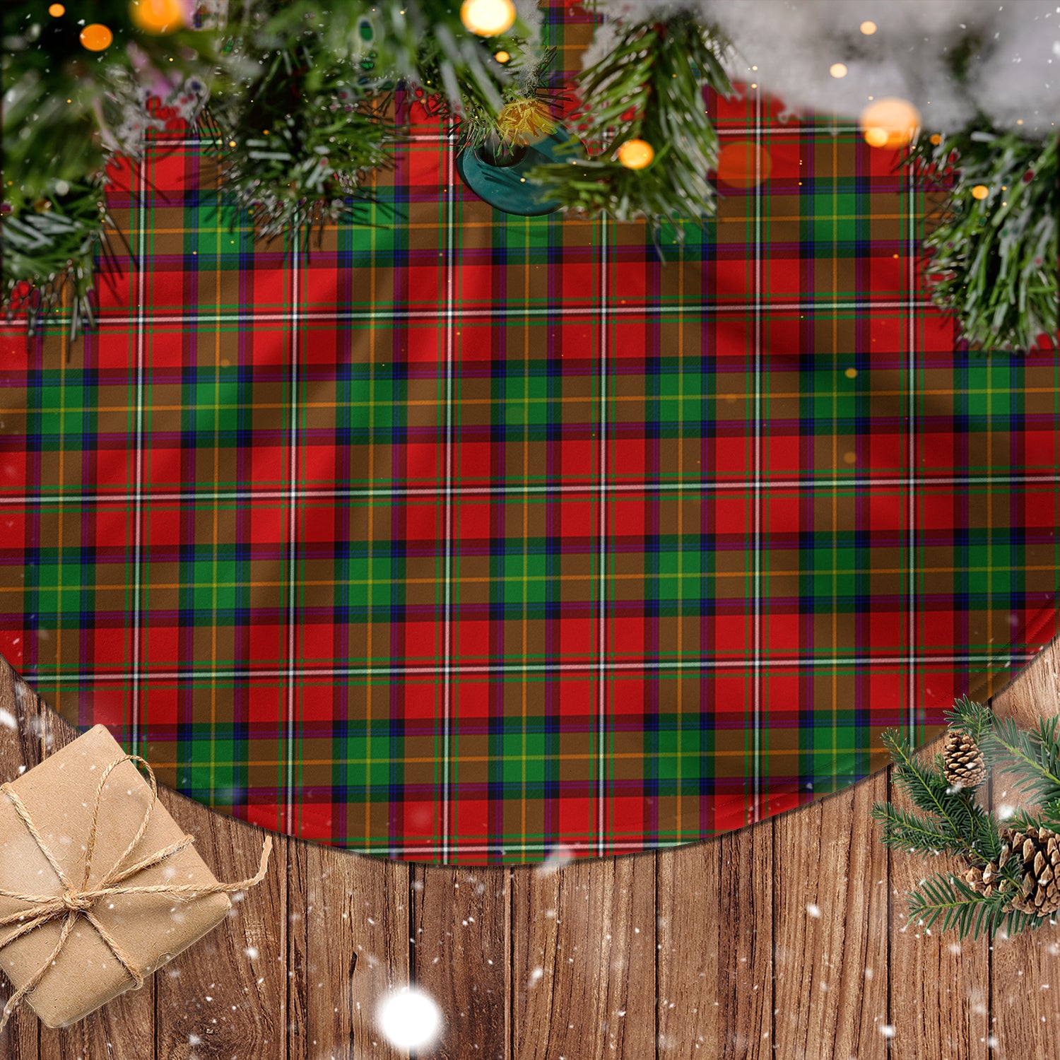 Fullerton Tartan Christmas Tree Skirt - Tartanvibesclothing