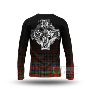 Fullerton Tartan Long Sleeve T-Shirt Featuring Alba Gu Brath Family Crest Celtic Inspired - Tartan Vibes Clothing