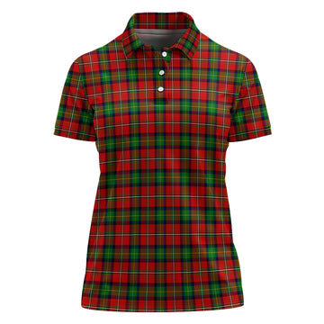 Fullerton Tartan Polo Shirt For Women