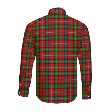 Fullerton Tartan Long Sleeve Button Up Shirt with Family Crest