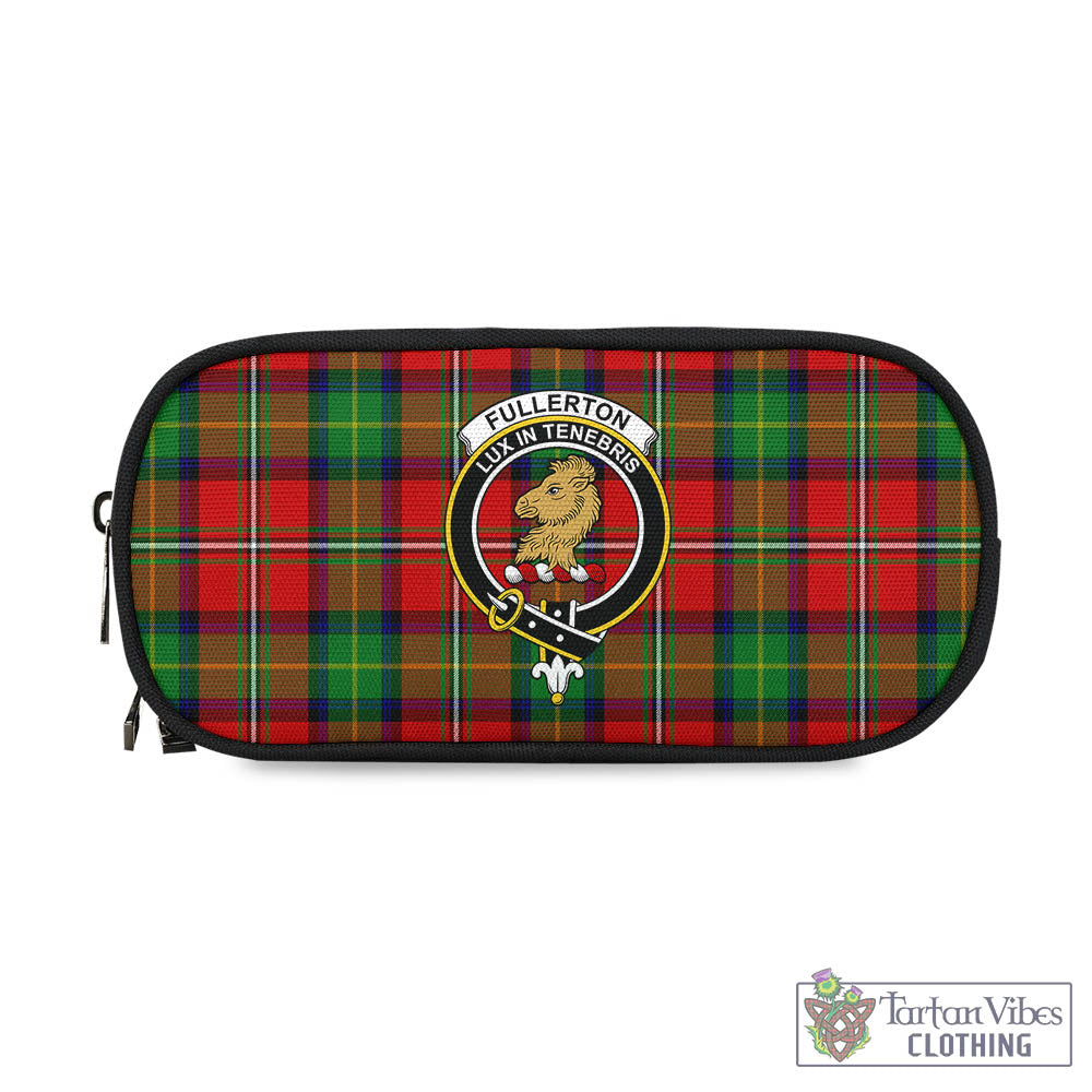 Tartan Vibes Clothing Fullerton Tartan Pen and Pencil Case with Family Crest