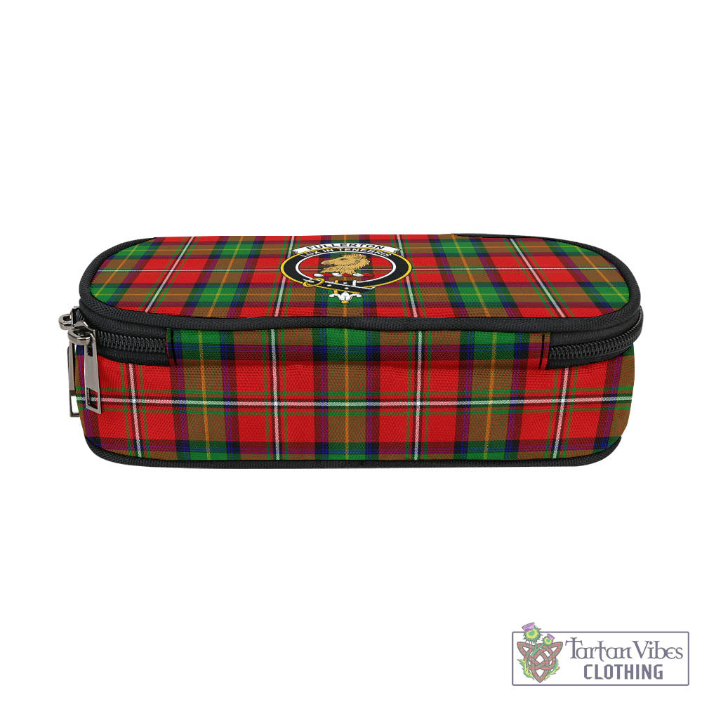 Tartan Vibes Clothing Fullerton Tartan Pen and Pencil Case with Family Crest