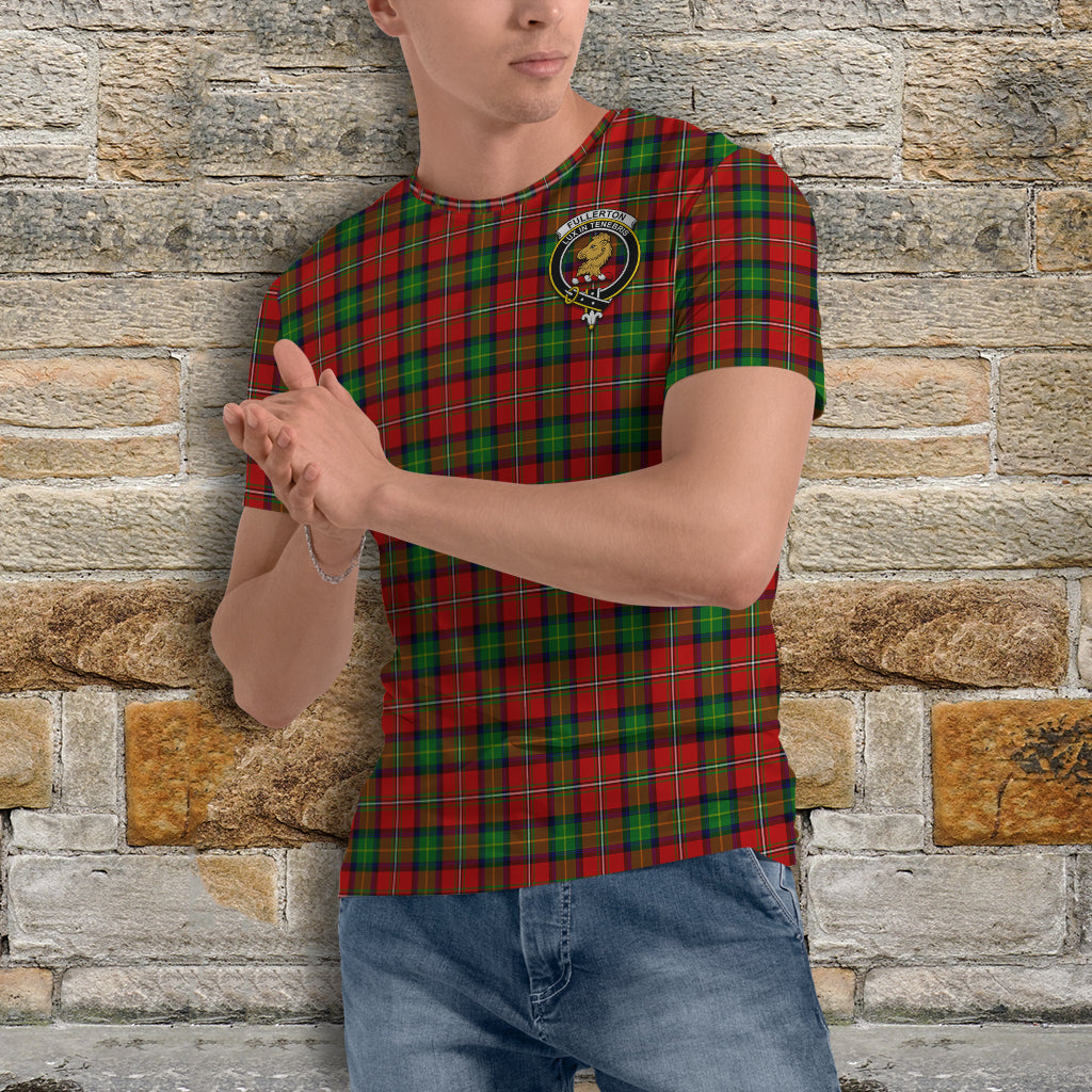 Fullerton Tartan T-Shirt with Family Crest - Tartan Vibes Clothing