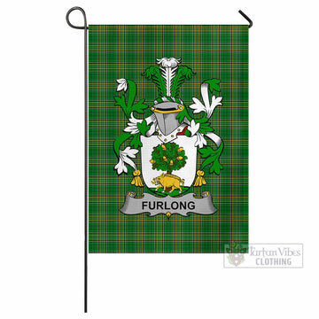 Furlong Irish Clan Tartan Flag with Coat of Arms