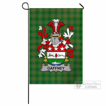 Gaffney Irish Clan Tartan Flag with Coat of Arms