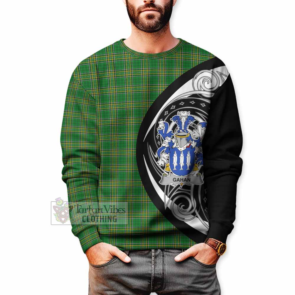 Gahan Irish Clan Sweatshirt Celtic Circle Style - Tartan Vibes Clothing