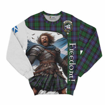 Galbraith Crest Tartan Sweatshirt Inspired by the Freedom of Scottish Warrior