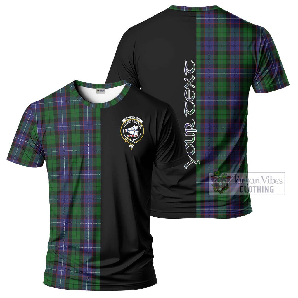 Galbraith Tartan T-Shirt with Family Crest and Half Of Me Style Kid's Shirt - Tartanvibesclothing Shop