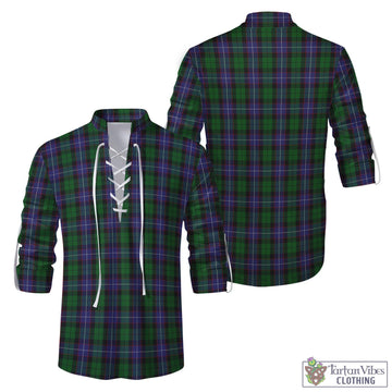 Galbraith Tartan Men's Scottish Traditional Jacobite Ghillie Kilt Shirt