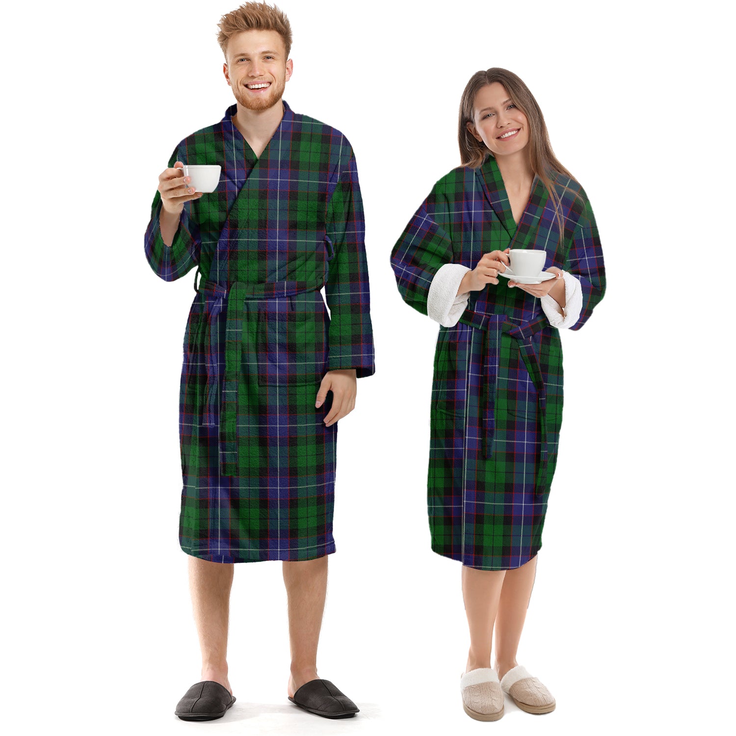 Galbraith Tartan Bathrobe Unisex S - Tartan Vibes Clothing