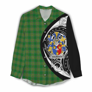 Galbraith Irish Clan Women's Casual Shirt Celtic Circle Style Female - Tartan Vibes Clothing