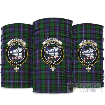 Galbraith Tartan Neck Gaiters, Tartan Bandanas, Tartan Head Band with Family Crest