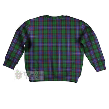 Galbraith Tartan Kid Ugly Sweater with Family Crest