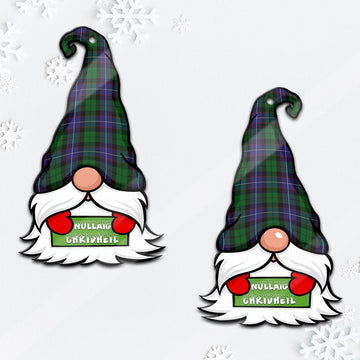 Galbraith Gnome Christmas Ornament with His Tartan Christmas Hat