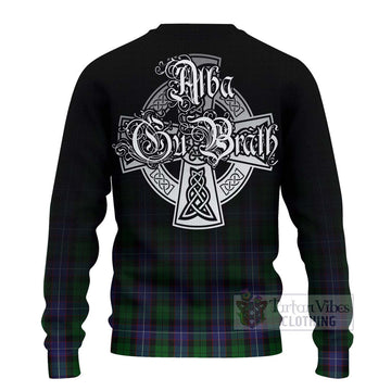 Galbraith Tartan Ugly Sweater Featuring Alba Gu Brath Family Crest Celtic Inspired