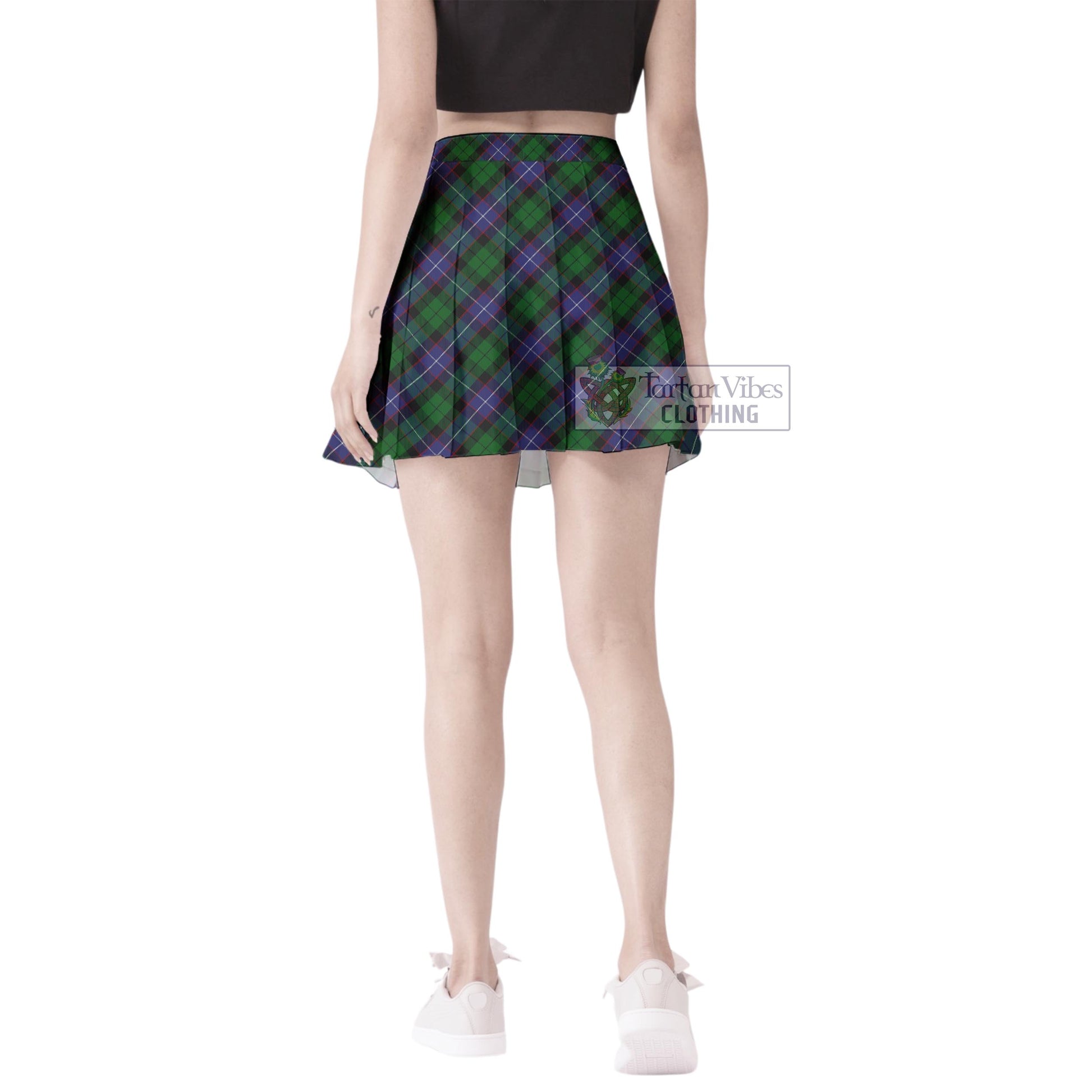 Tartan Vibes Clothing Galbraith Tartan Women's Plated Mini Skirt