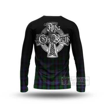 Galbraith Tartan Long Sleeve T-Shirt Featuring Alba Gu Brath Family Crest Celtic Inspired