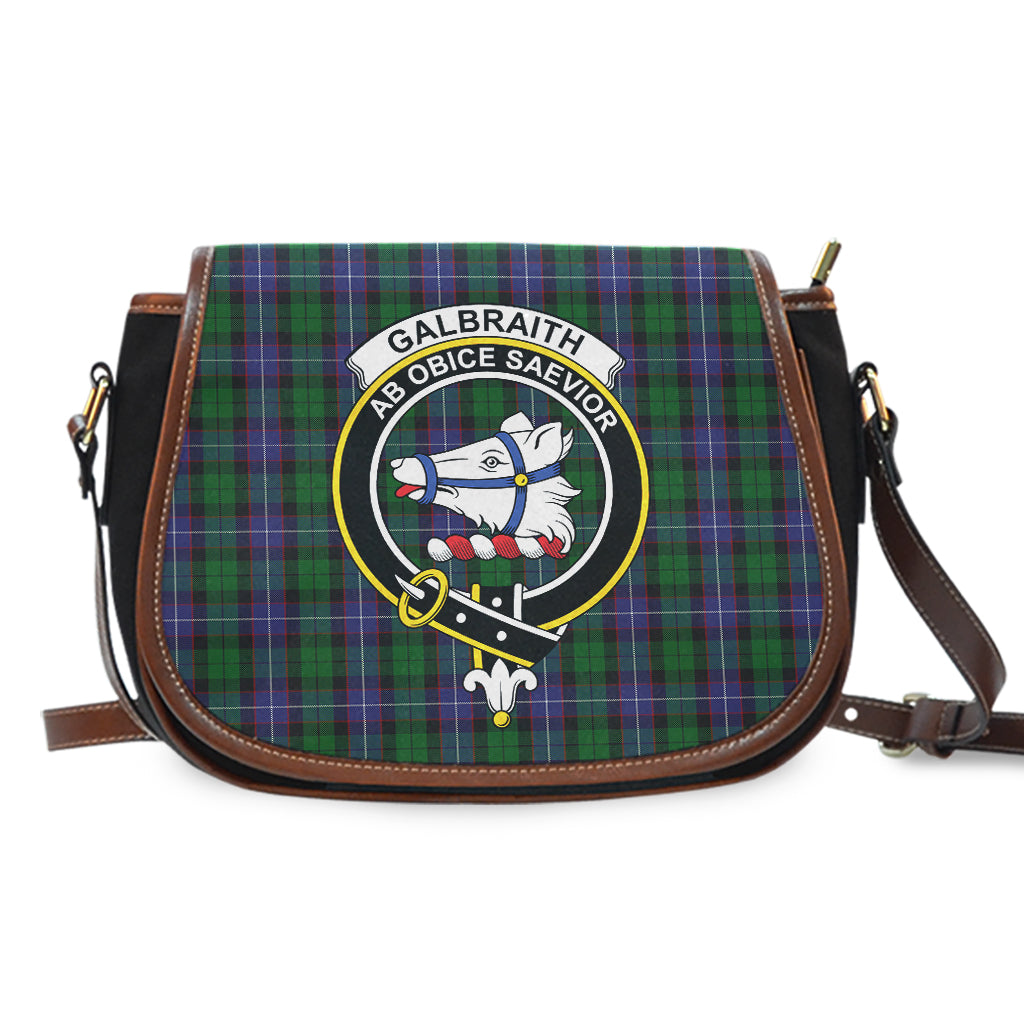 Galbraith Tartan Saddle Bag with Family Crest - Tartan Vibes Clothing