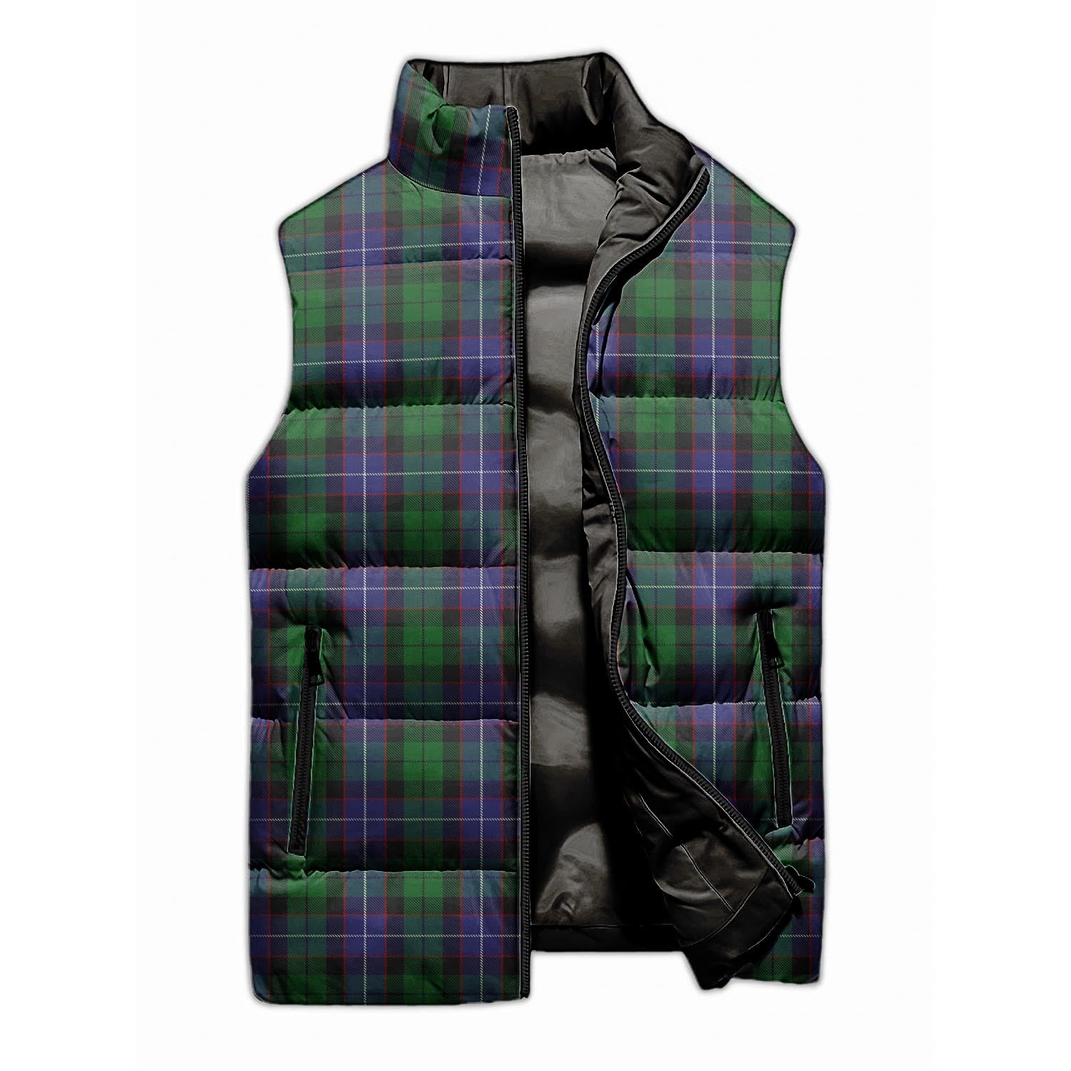 Galbraith Tartan Sleeveless Puffer Jacket - Tartanvibesclothing