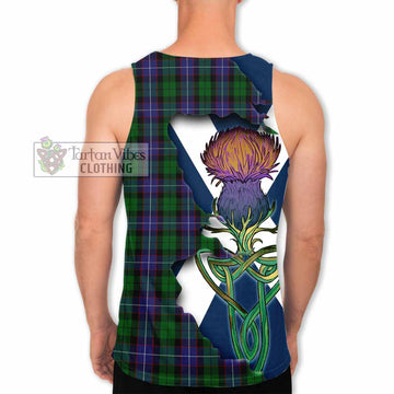 Galbraith Tartan Family Crest Men's Tank Top Scottish Thistle Celtic Inspired - Tartan Vibes Clothing