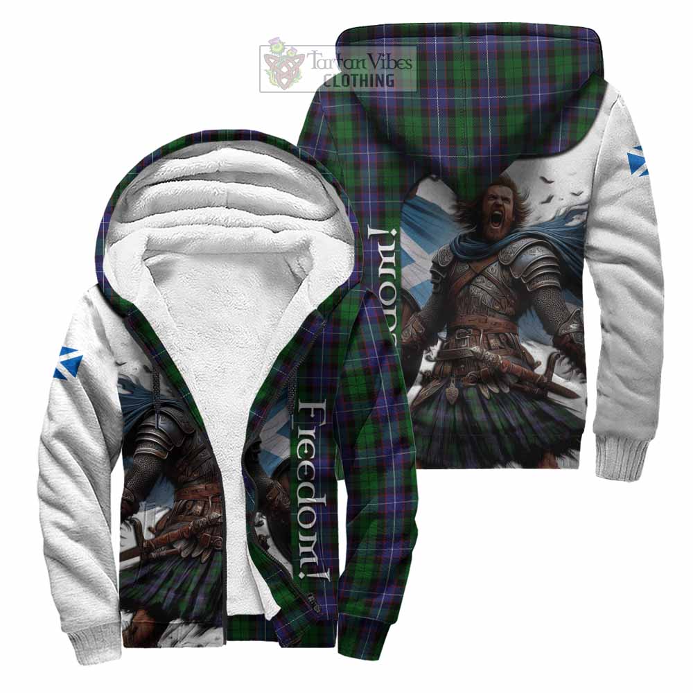 Tartan Vibes Clothing Galbraith Crest Tartan Sherpa Hoodie Inspired by the Freedom of Scottish Warrior