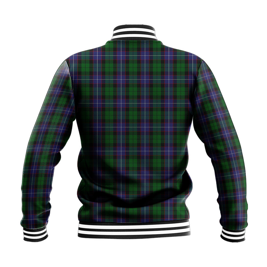 Galbraith Tartan Baseball Jacket with Family Crest - Tartan Vibes Clothing