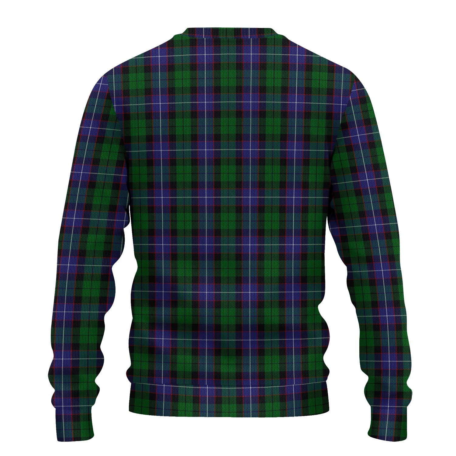 Galbraith Tartan Knitted Sweater with Family Crest - Tartanvibesclothing