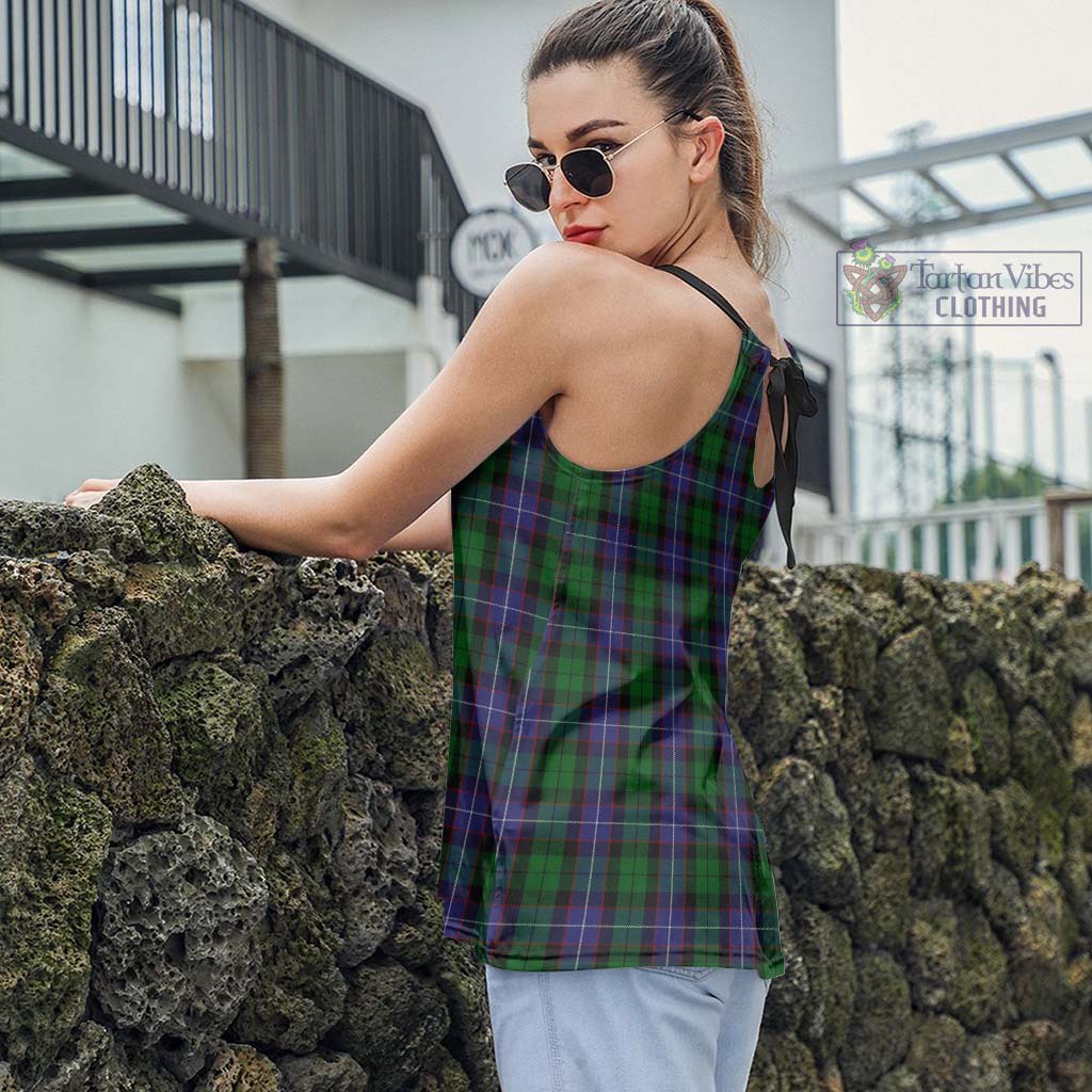 Tartan Vibes Clothing Galbraith Tartan Loose Halter Neck Camisole