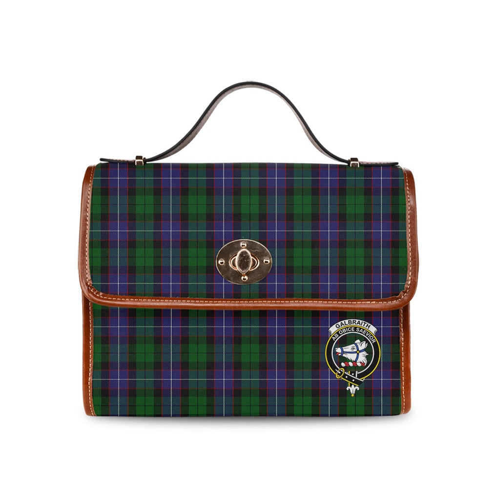 galbraith-tartan-leather-strap-waterproof-canvas-bag-with-family-crest