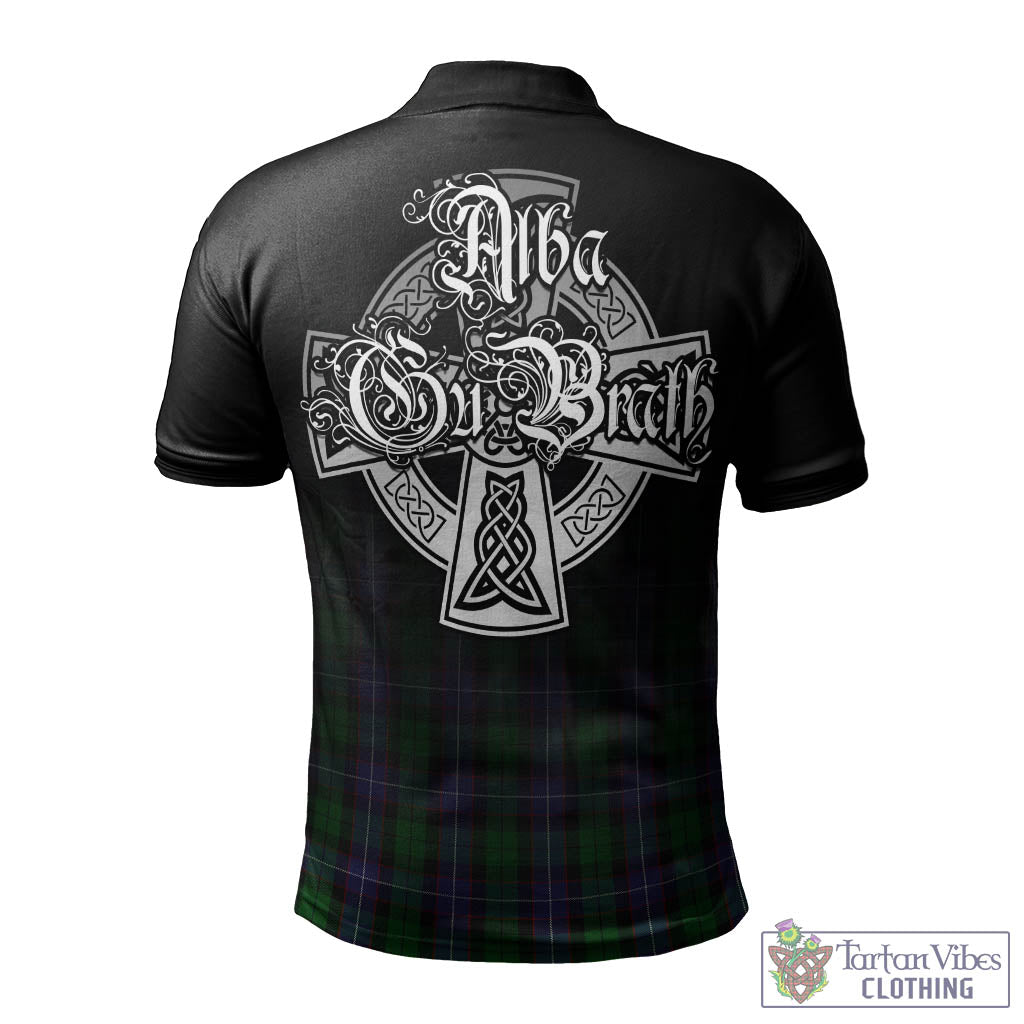 Tartan Vibes Clothing Galbraith Tartan Polo Shirt Featuring Alba Gu Brath Family Crest Celtic Inspired